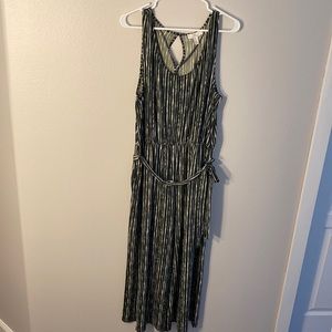 Wide-leg cropped jumpsuit